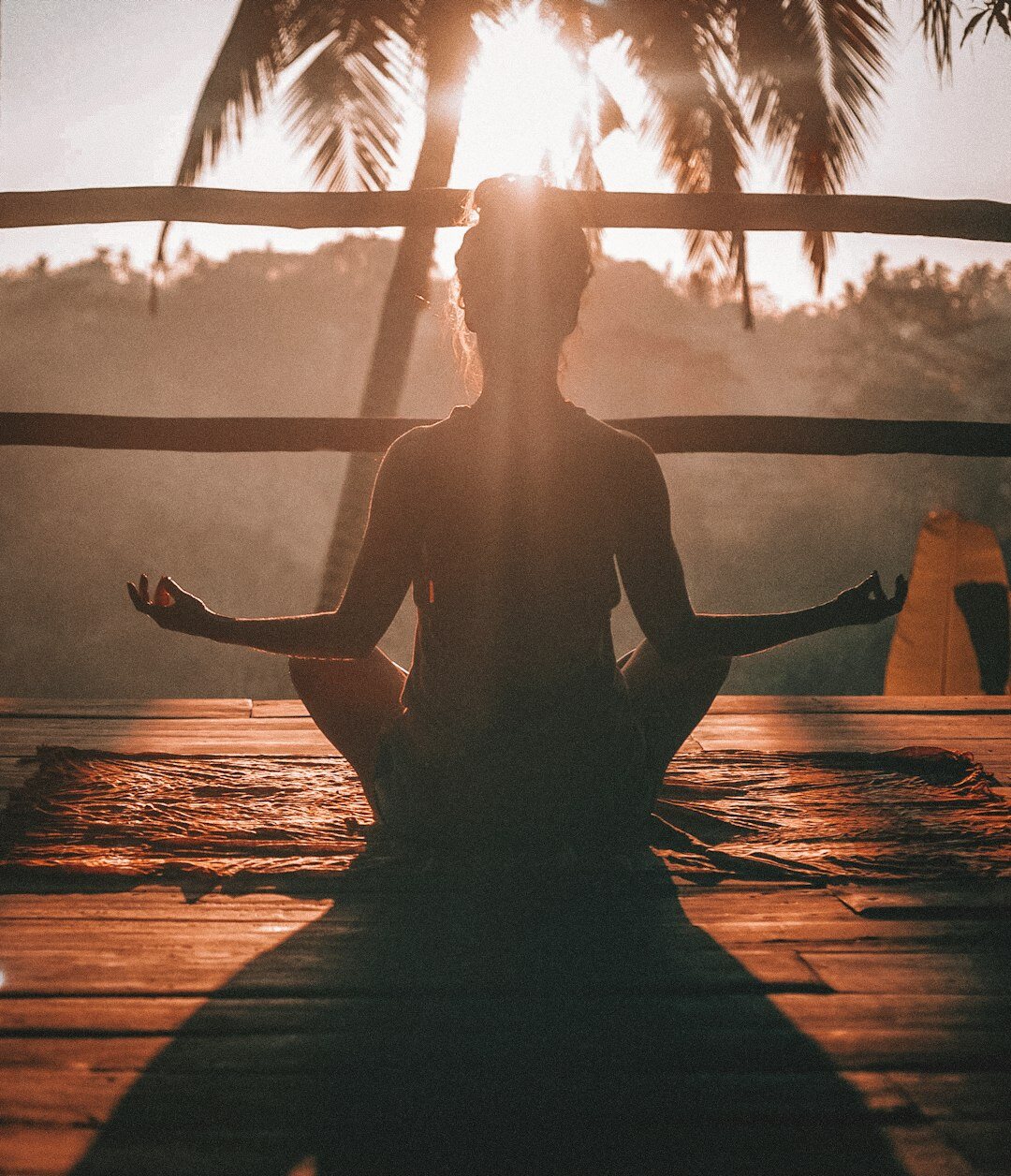 person meditating for mindfulness